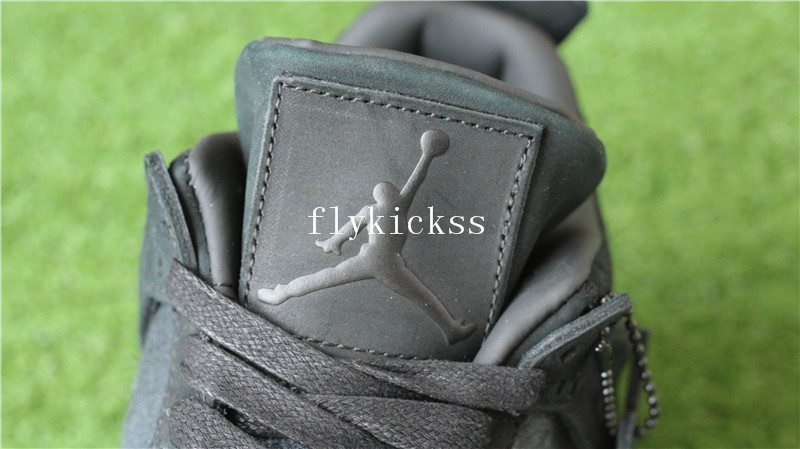 Update Version Air Jordan 4 Retro Black Kaws